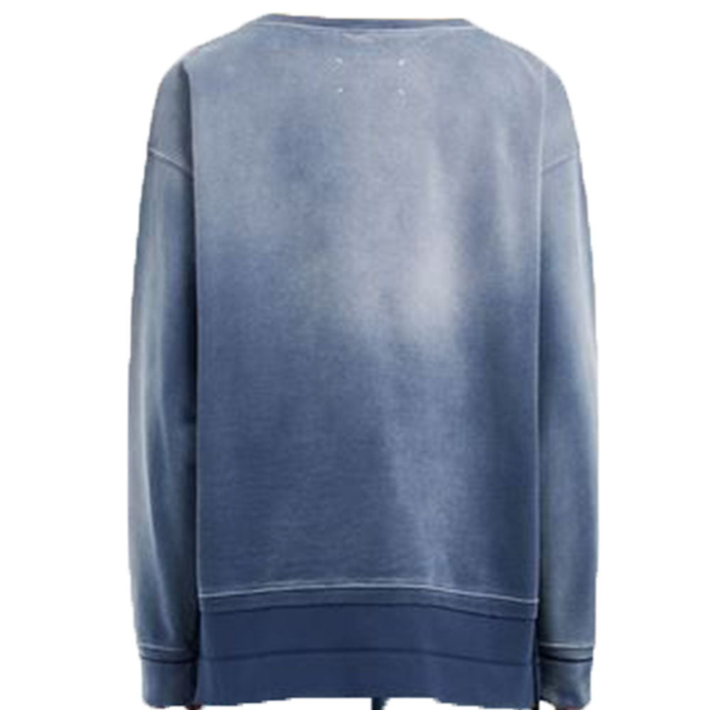 Maison Margiela Mens Oversized Bubble Sweatshirt Blue