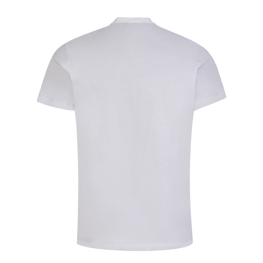 Dsquared2 Mens Wave Logo Cigar T-shirt White