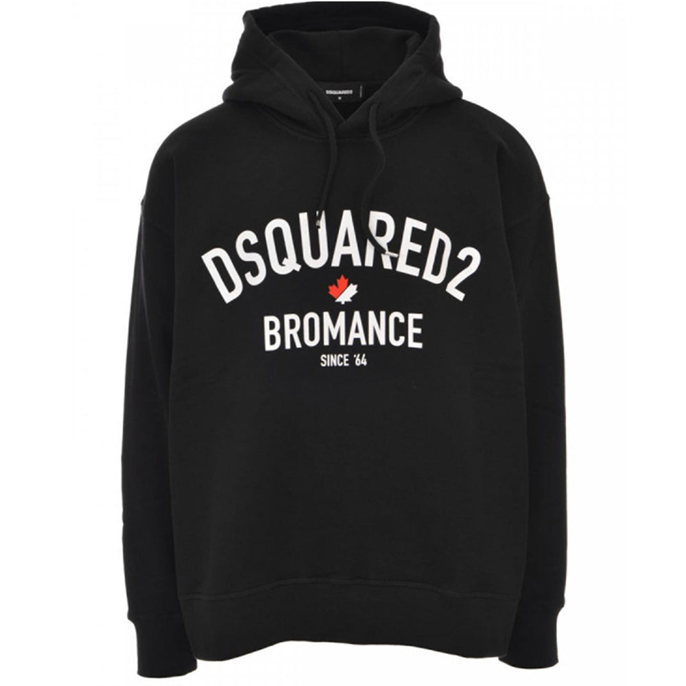 Dsquared2 Mens Bromance Slouch Hoodie Black