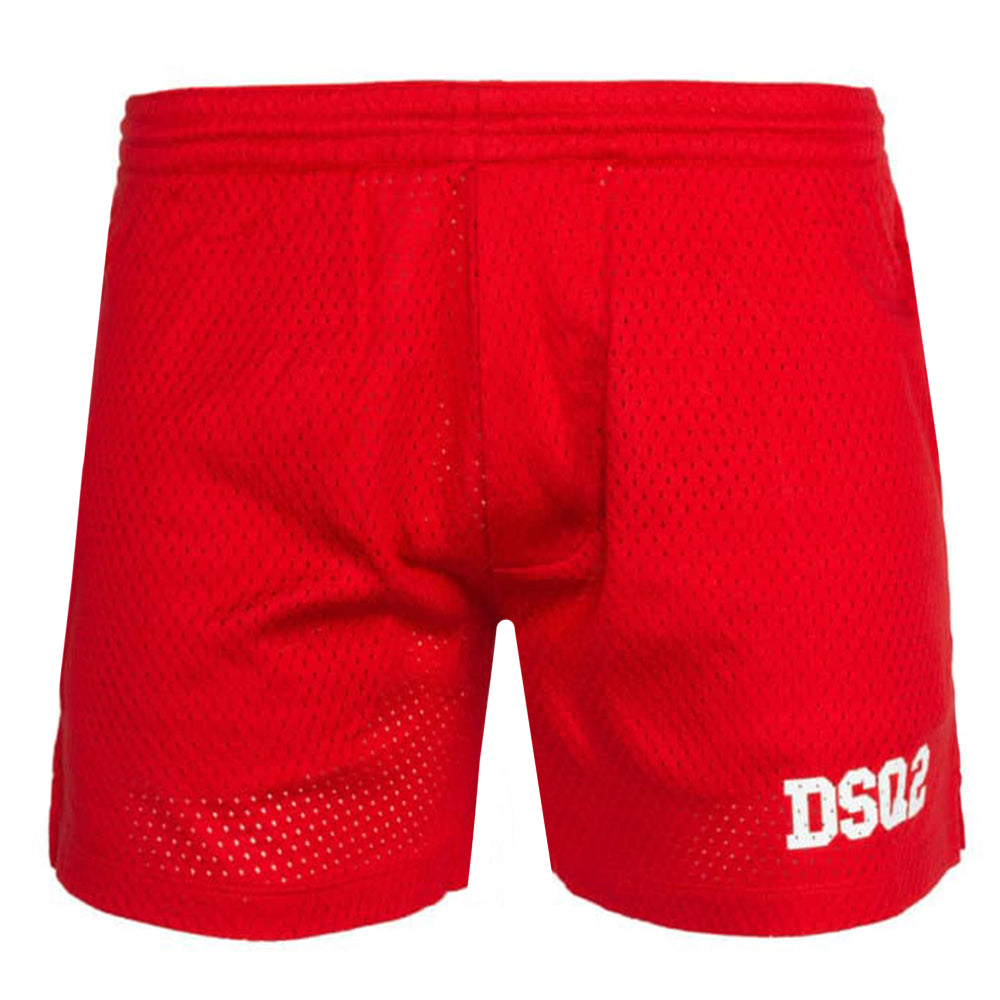 Dsquared2 Mens Dsq2 Logo Shorts Red