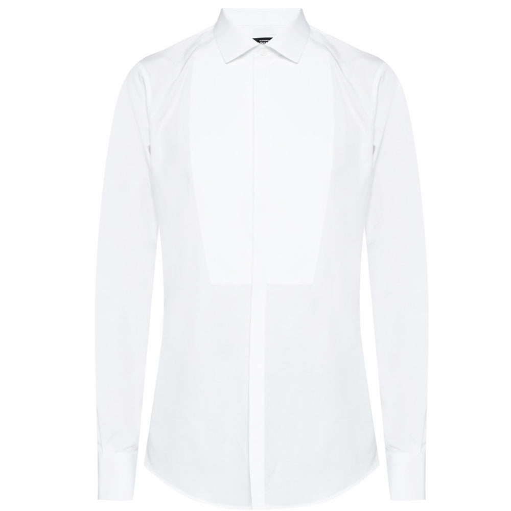 Dsquared2 Mens Tuxedo Shirt White