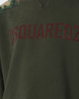 Dsquared2 Mens Patch Cipro Sweatshirt Green