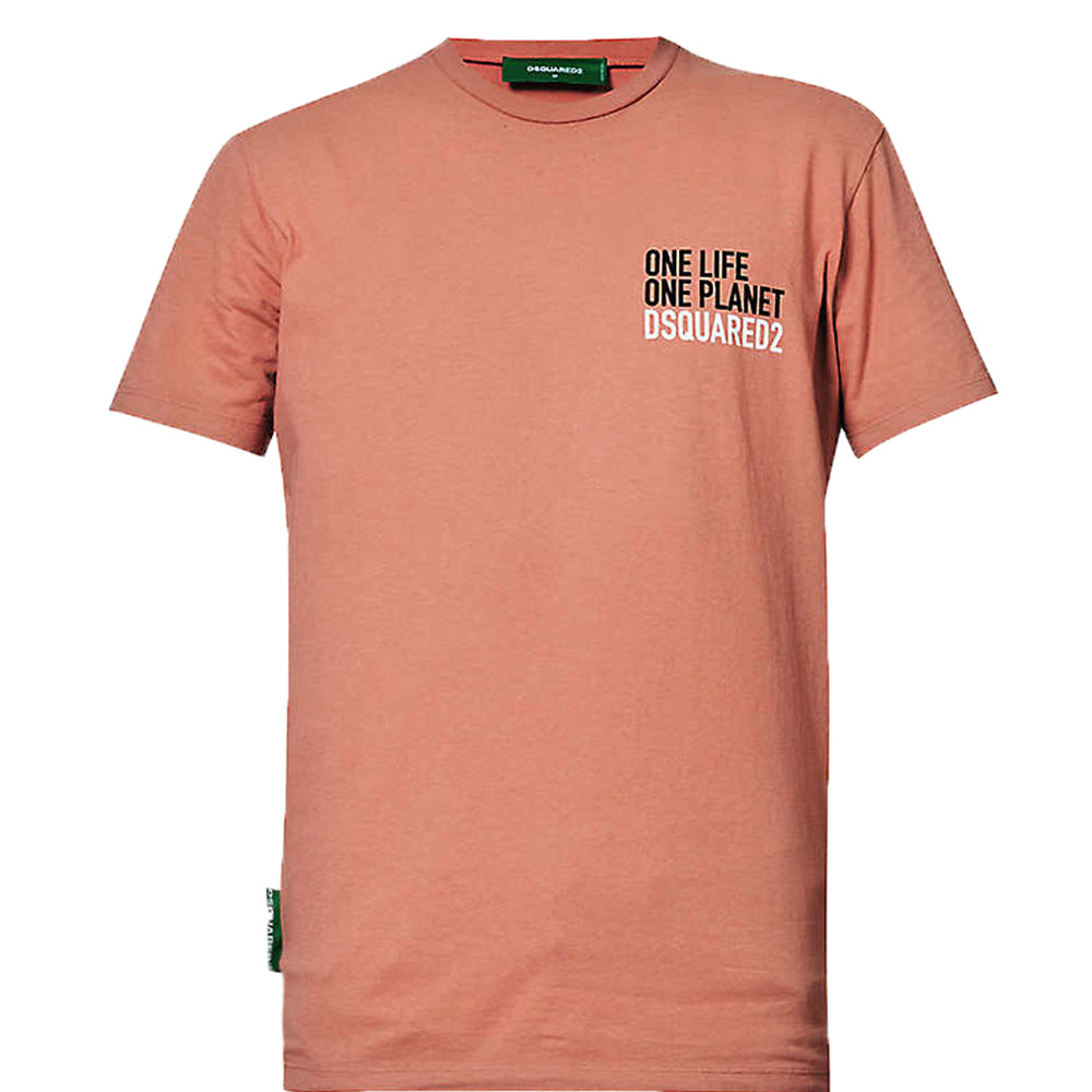 Dsquared2 Mens Mini OLOP Cool T-Shirt Rose