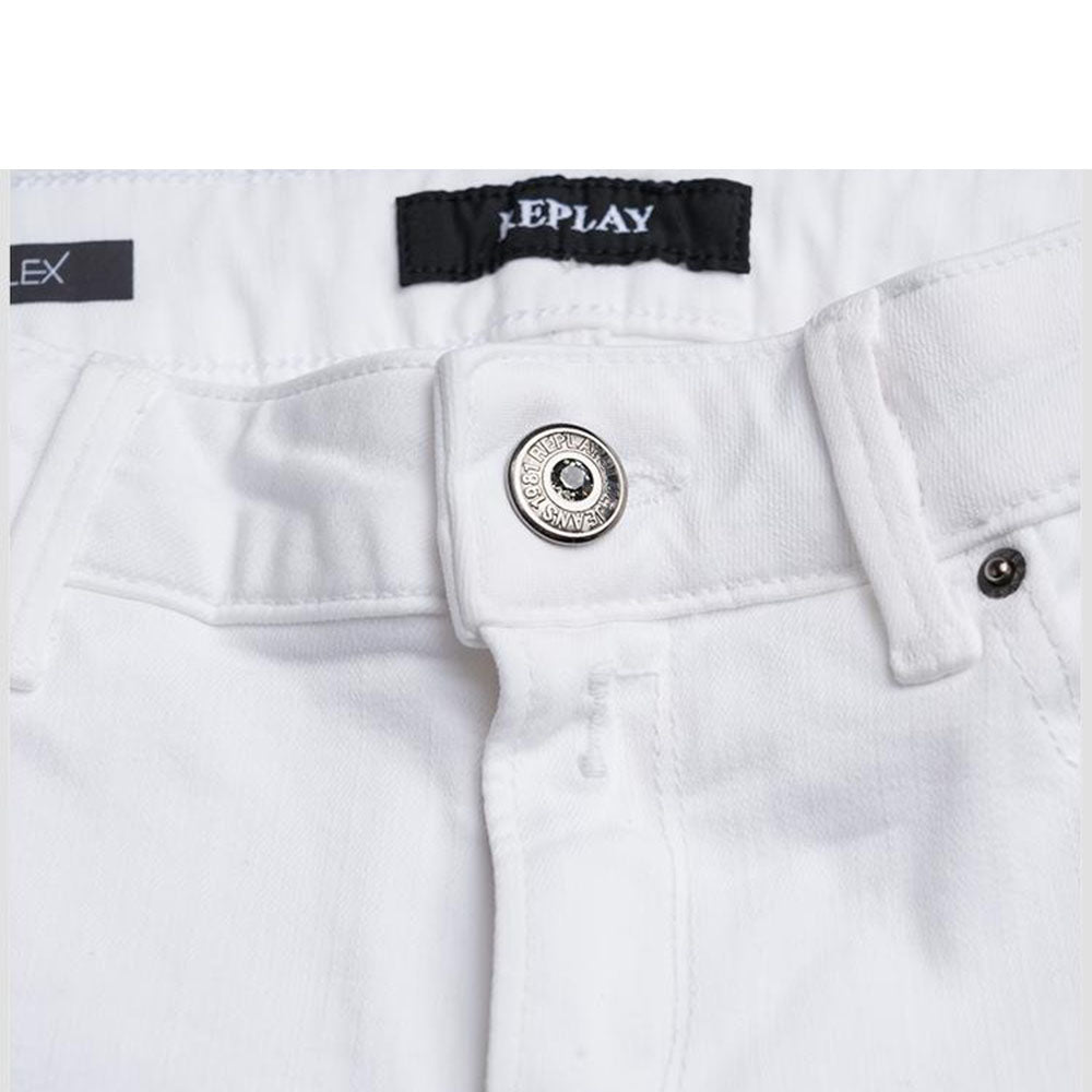 Replay Girls Hyperflex Jeans White