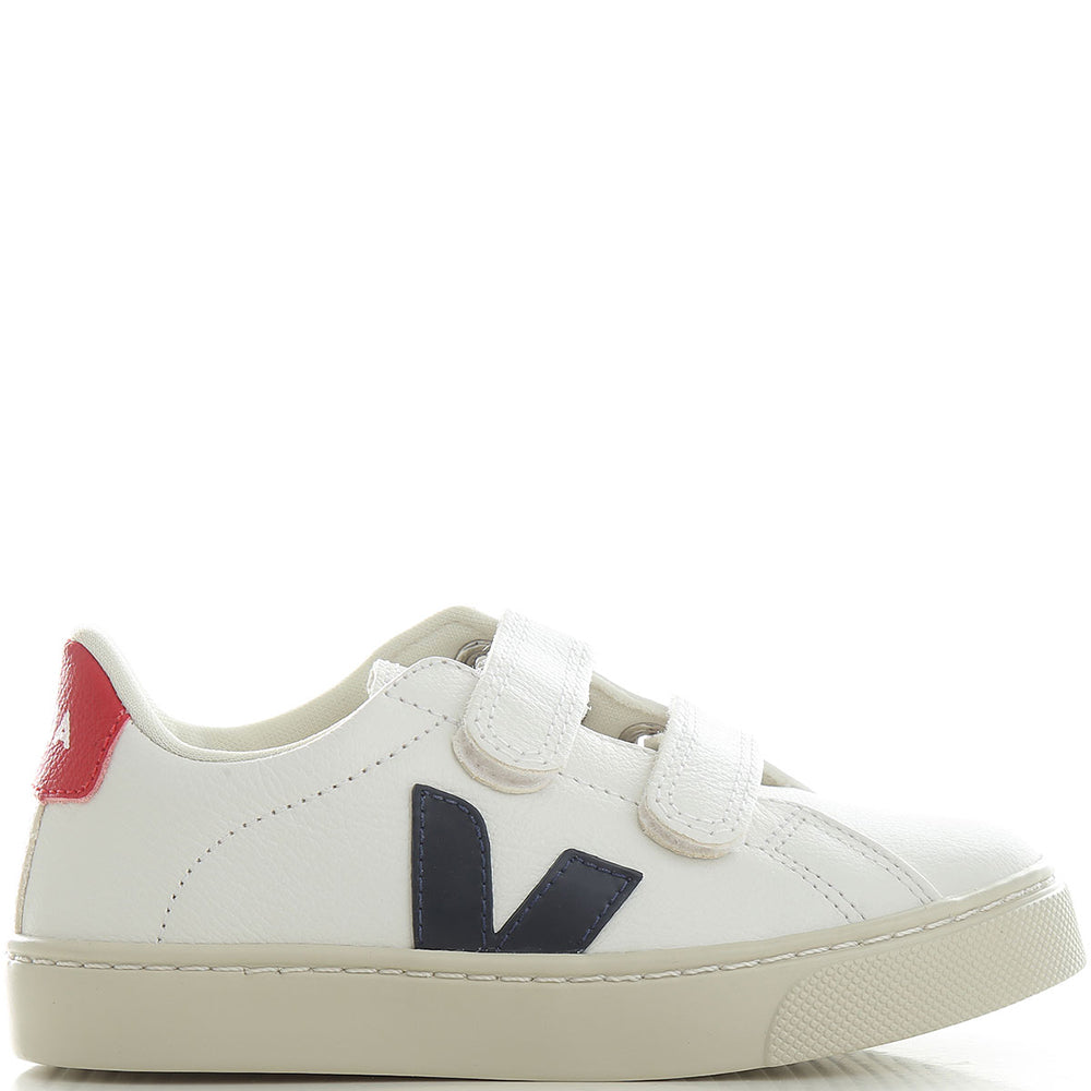 Veja Unisex Kids Explar Leather Sneakers White