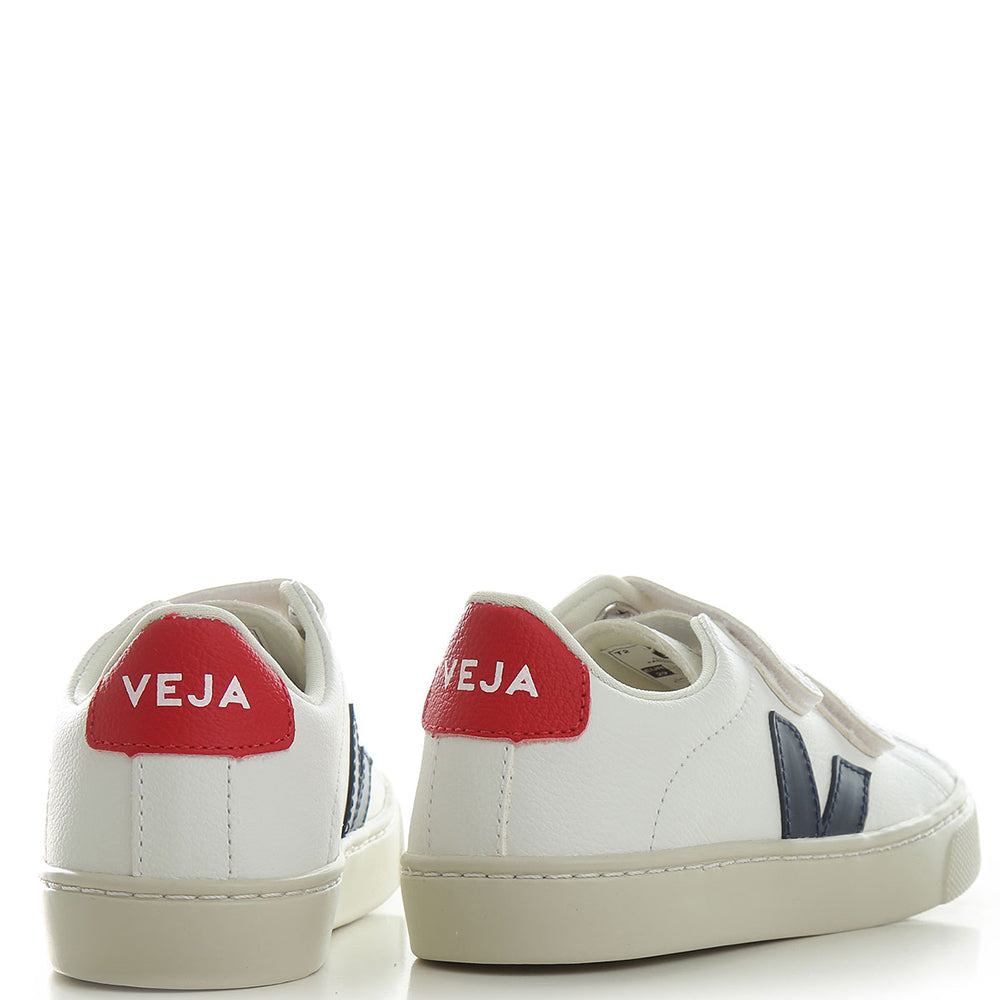 Veja Unisex Kids Explar Leather Sneakers White