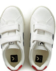 Veja Unisex Kids Explar Leather Sneakers White