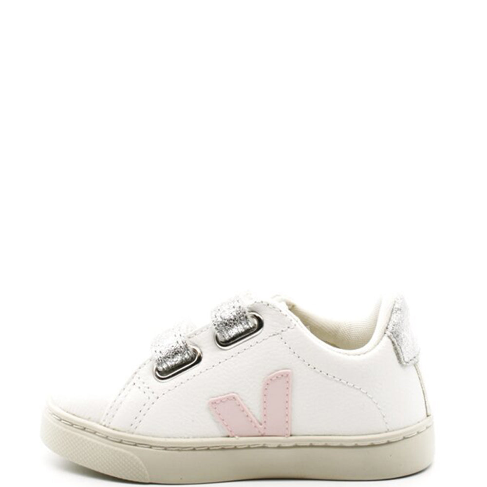 Veja Baby Girls Esplar Low-Top Leather Sneakers White