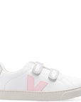 Veja Girls Explar Leather Sneakers White