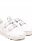 Veja Girls Explar Leather Sneakers White
