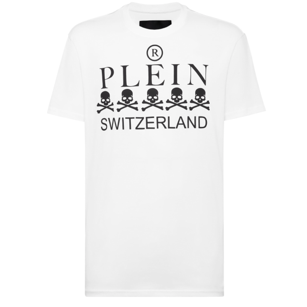 Philipp Plein Men&#39;s Iconic SS T-Shirt White