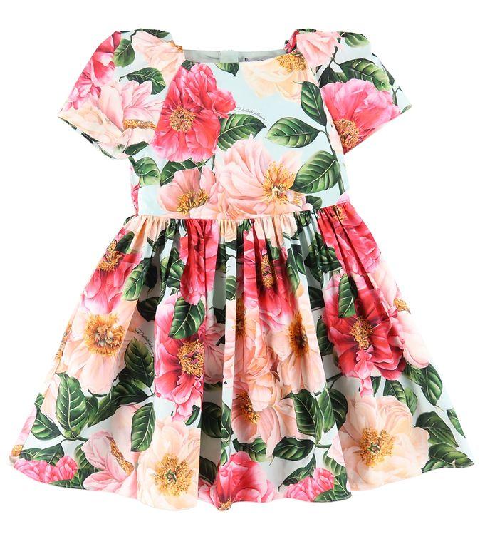 Dolce &amp; Gabbana Girls Rose Dress