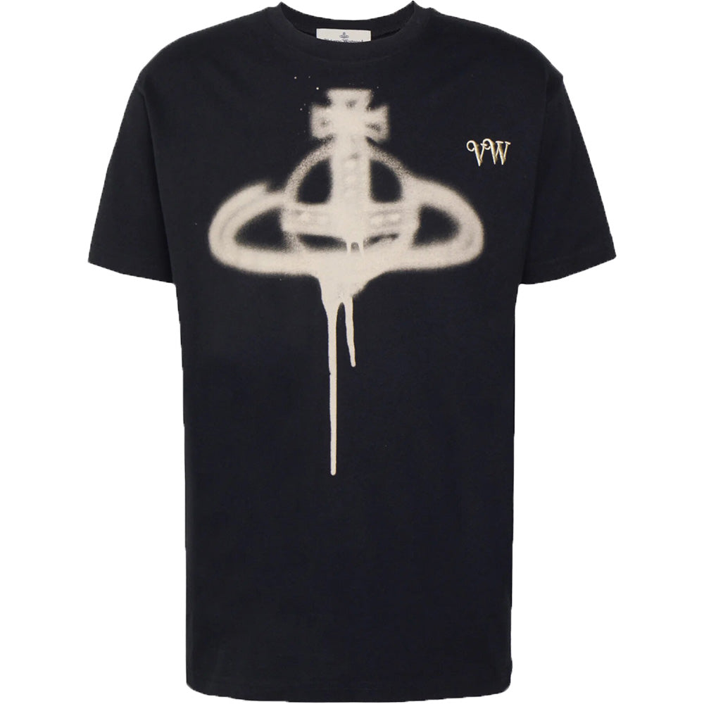 Vivienne Westwood Men&#39;s Spray T-Shirt Black