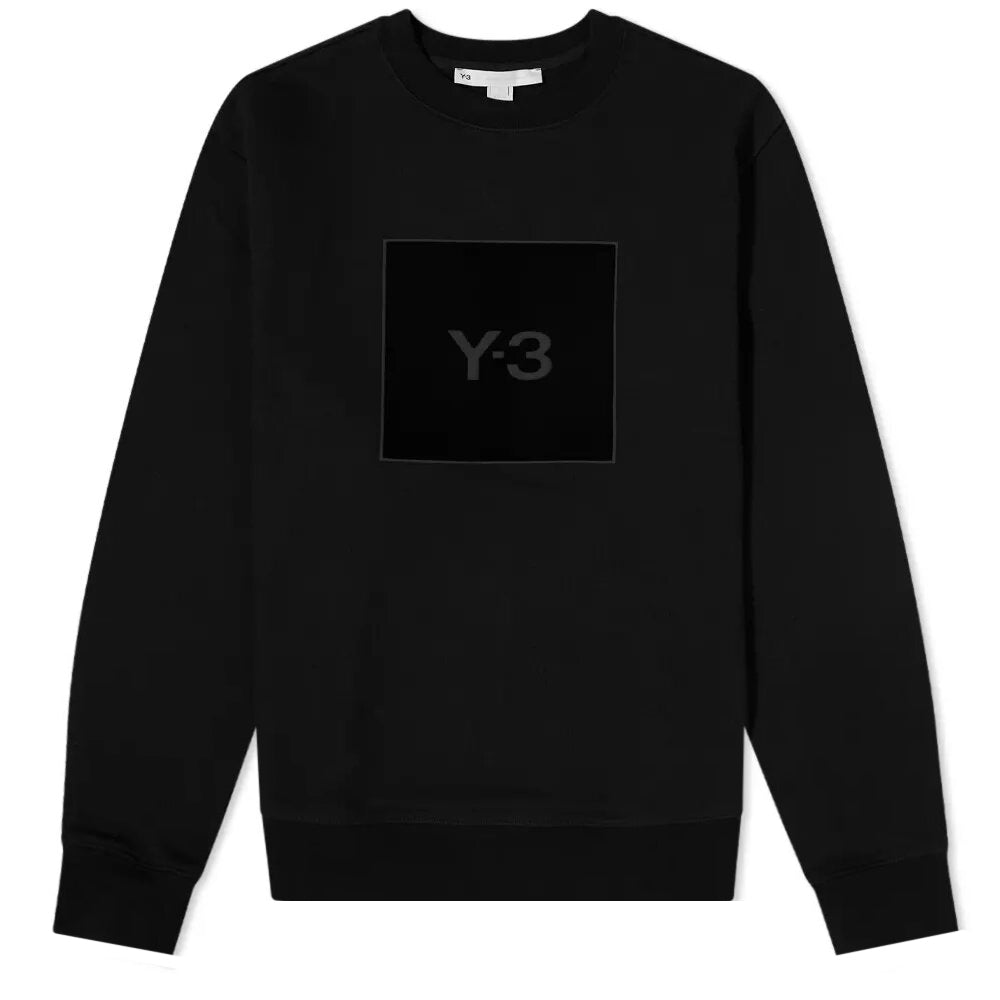 Y-3 Mens Square Logo Sweater