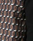 Dsquared2 Men's Logo Panel Wool Jumper Black/Brown