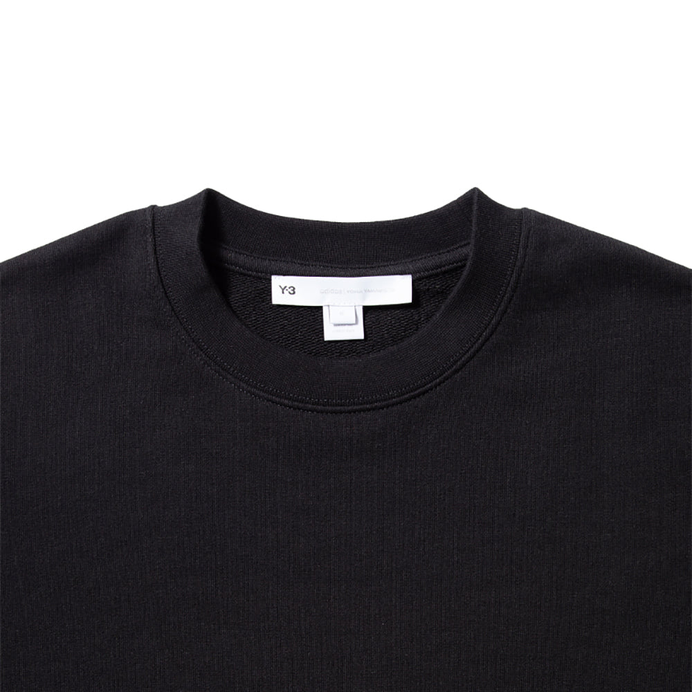 Y-3 Men&#39;s Logo Sweatshirt Black