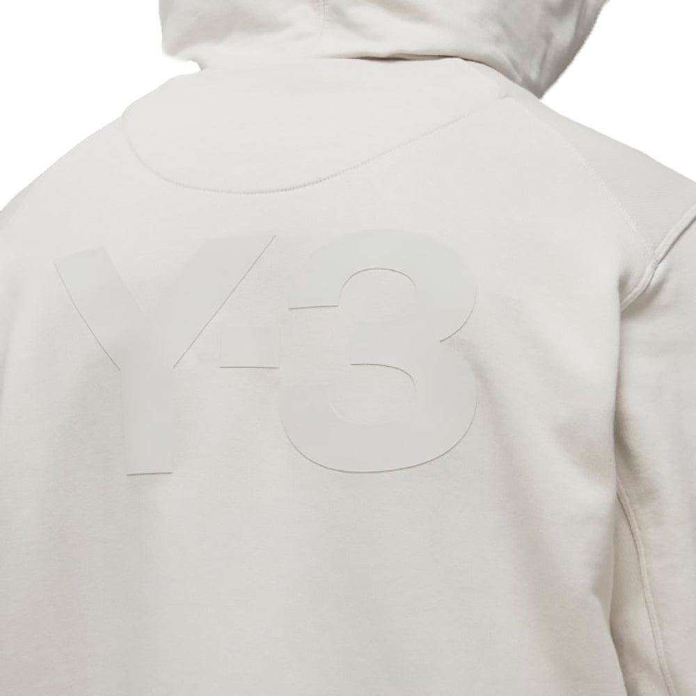 Y-3 Men&#39;s Logo Hoodie Grey