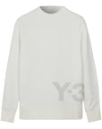 Y-3 Men's Classic Chest Logo Crew Sweatshirt White