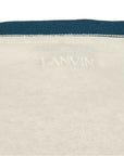 Lanvin Men's Carpeted Regular T-shirt Cream