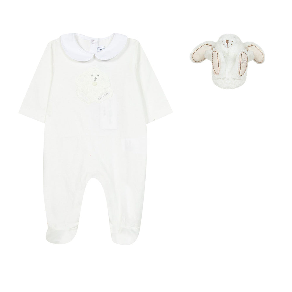Tartine Et Chocolat Baby Grow Set White
