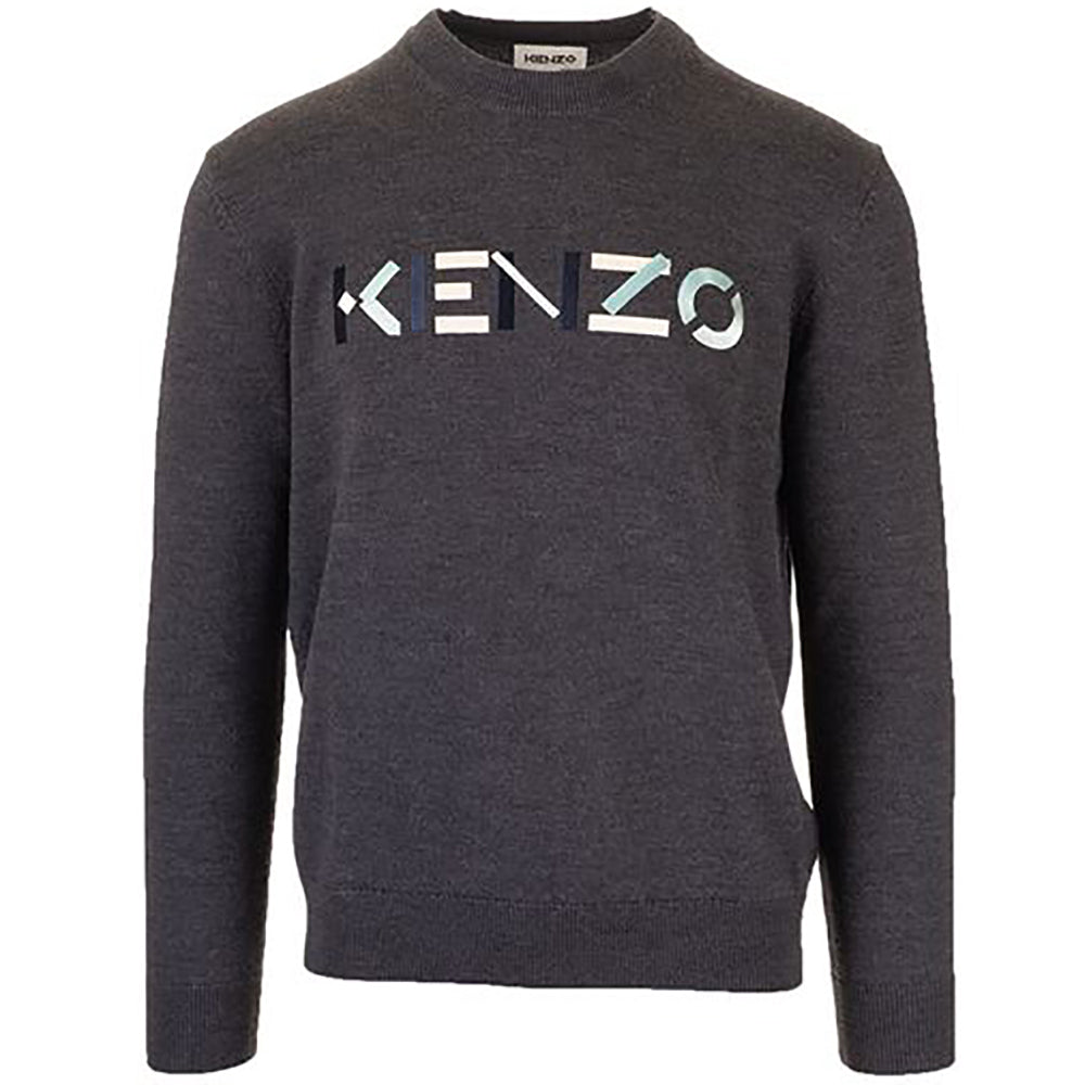Kenzo Men&#39;s Multi-coloured Jumper Grey