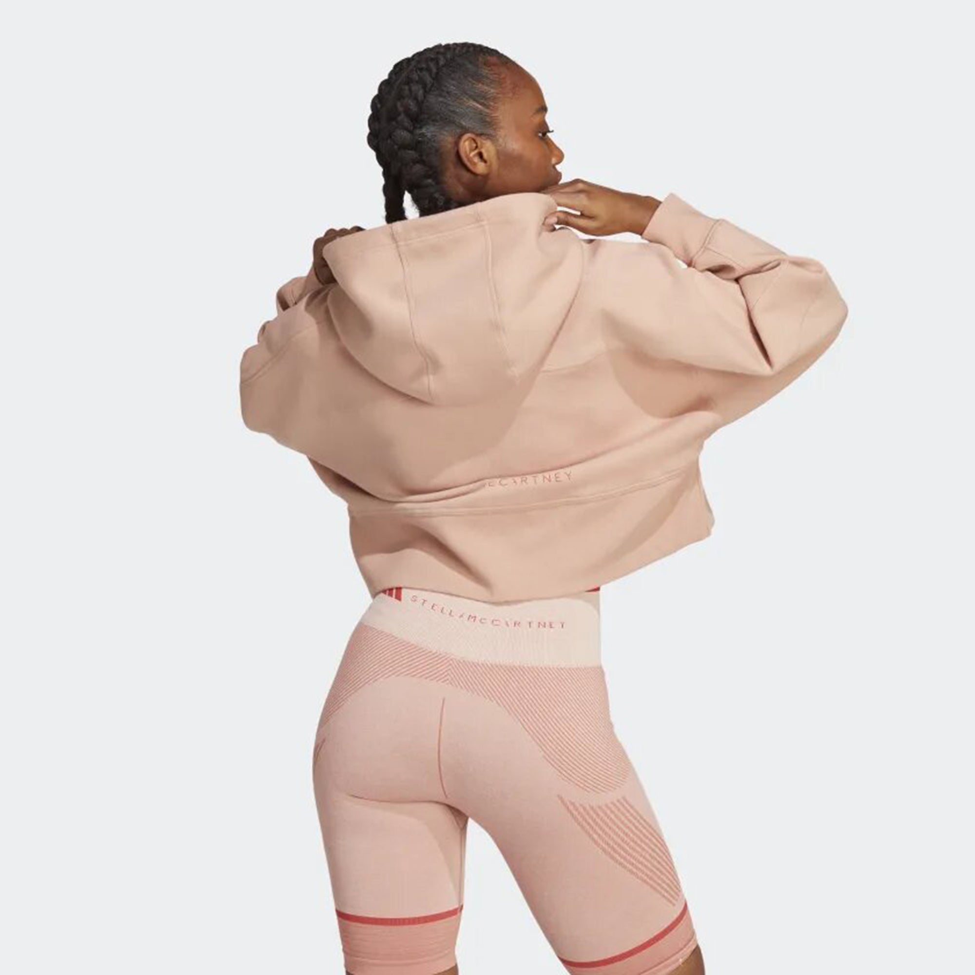 Adidas by Stella Mccartney Cropped Hoodie Pink - Y-3Hoodies