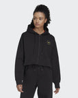 adidas by Stella McCartney Womens Crop Hoodie Black - adidas by Stella McCartneyHoodies
