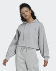 adidas by Stella McCartney Womens Crop Hoodie Grey - adidas by Stella McCartneyHoodies