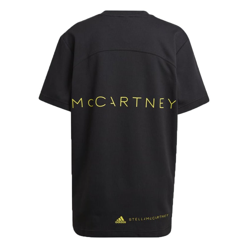 adidas by Stella McCartney Womens Logo T-shirt Black - adidas by Stella McCartneyT-shirts