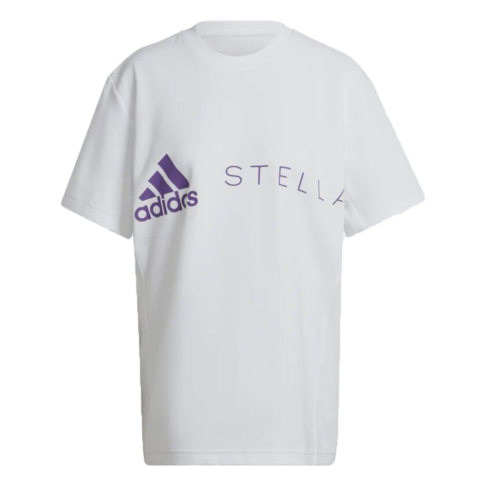 adidas by Stella McCartney Womens Logo T-shirt White - adidas by Stella McCartneyT-shirts