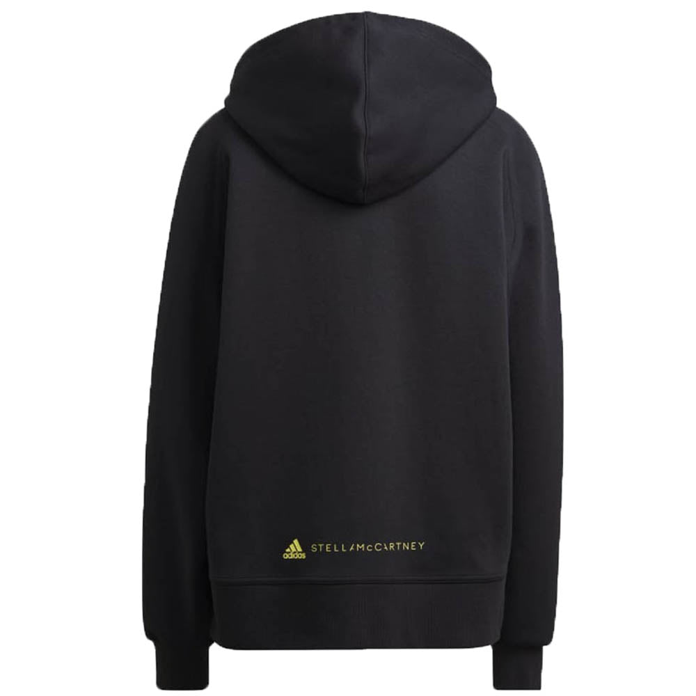 adidas by Stella McCartney Womens Logo Zip Hoodie Black - adidas by Stella McCartneyHoodies