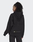 adidas by Stella McCartney Womens Logo Zip Hoodie Black - adidas by Stella McCartneyHoodies