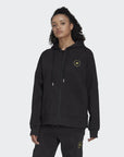 adidas by Stella McCartney Womens Logo Zip Hoodie Black - adidas by Stella McCartneyHoodies