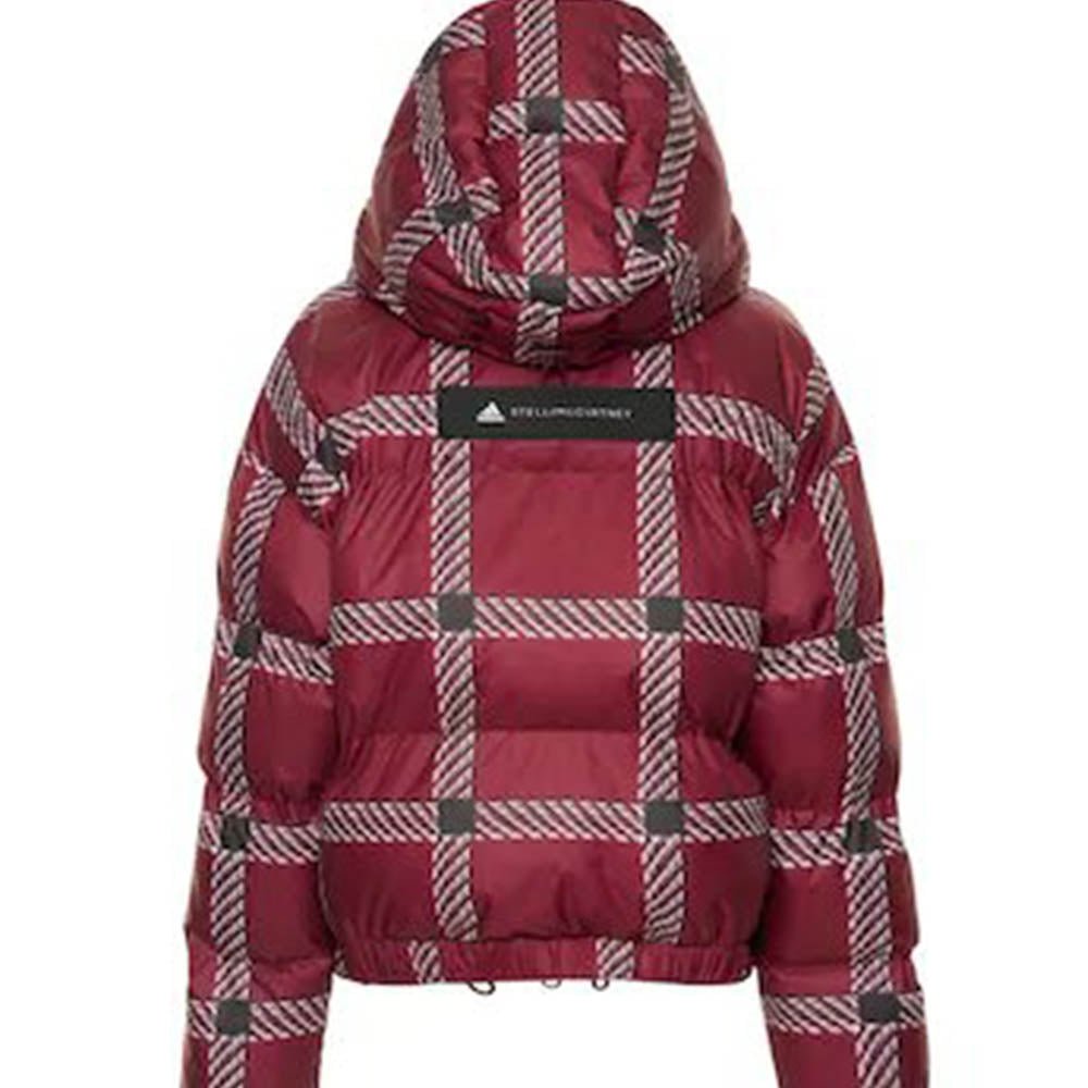 adidas by Stella McCartney Womens Padded Jacket Burgundy - adidas by Stella McCartneyCoats &amp; Jackets