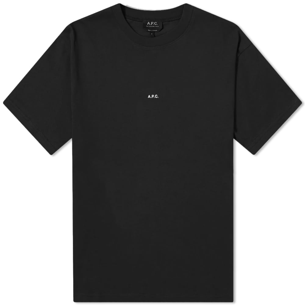 A.p.c Kyle Logo T-shirt Black - A.p.cT-shirts