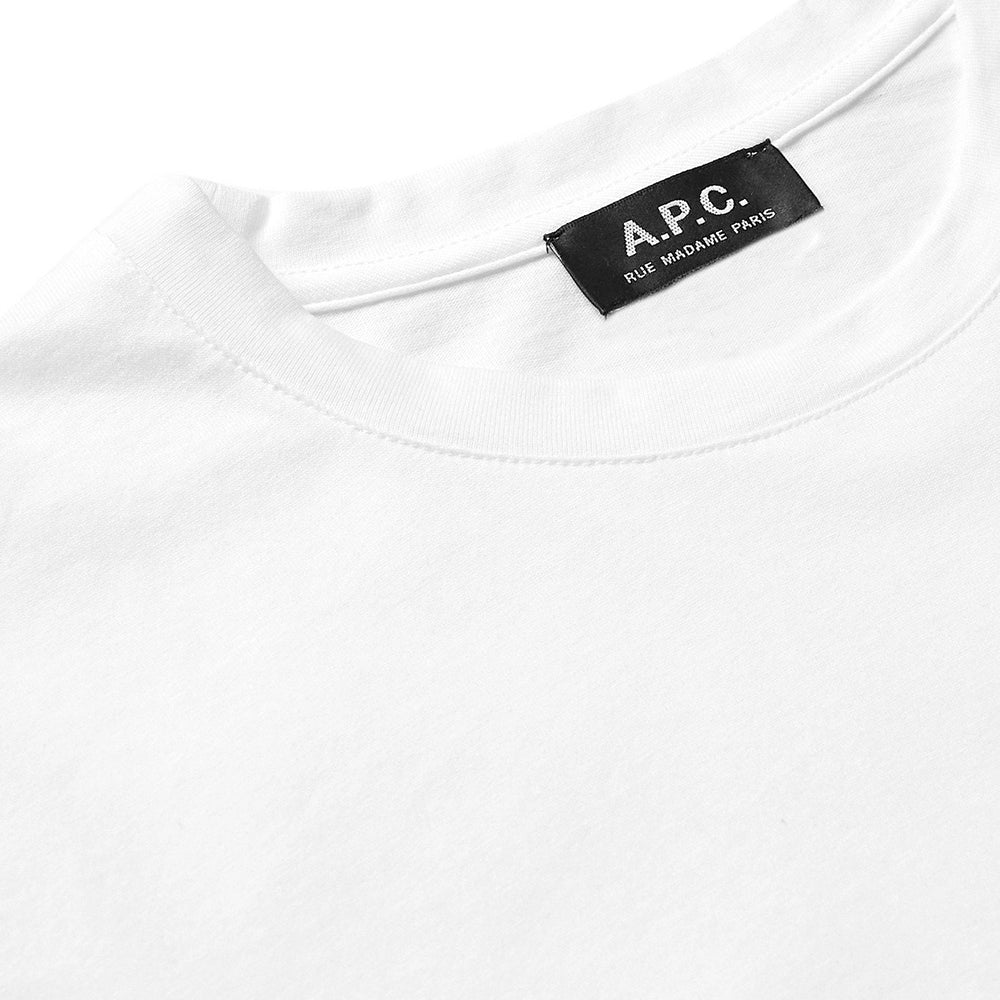 A.P.C Men&#39;s Bobby Address Logo White - A.p.cT-shirts