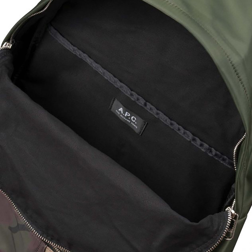 A.P.C Men&#39;s Canvas Backpack Khaki - A.p.cBags