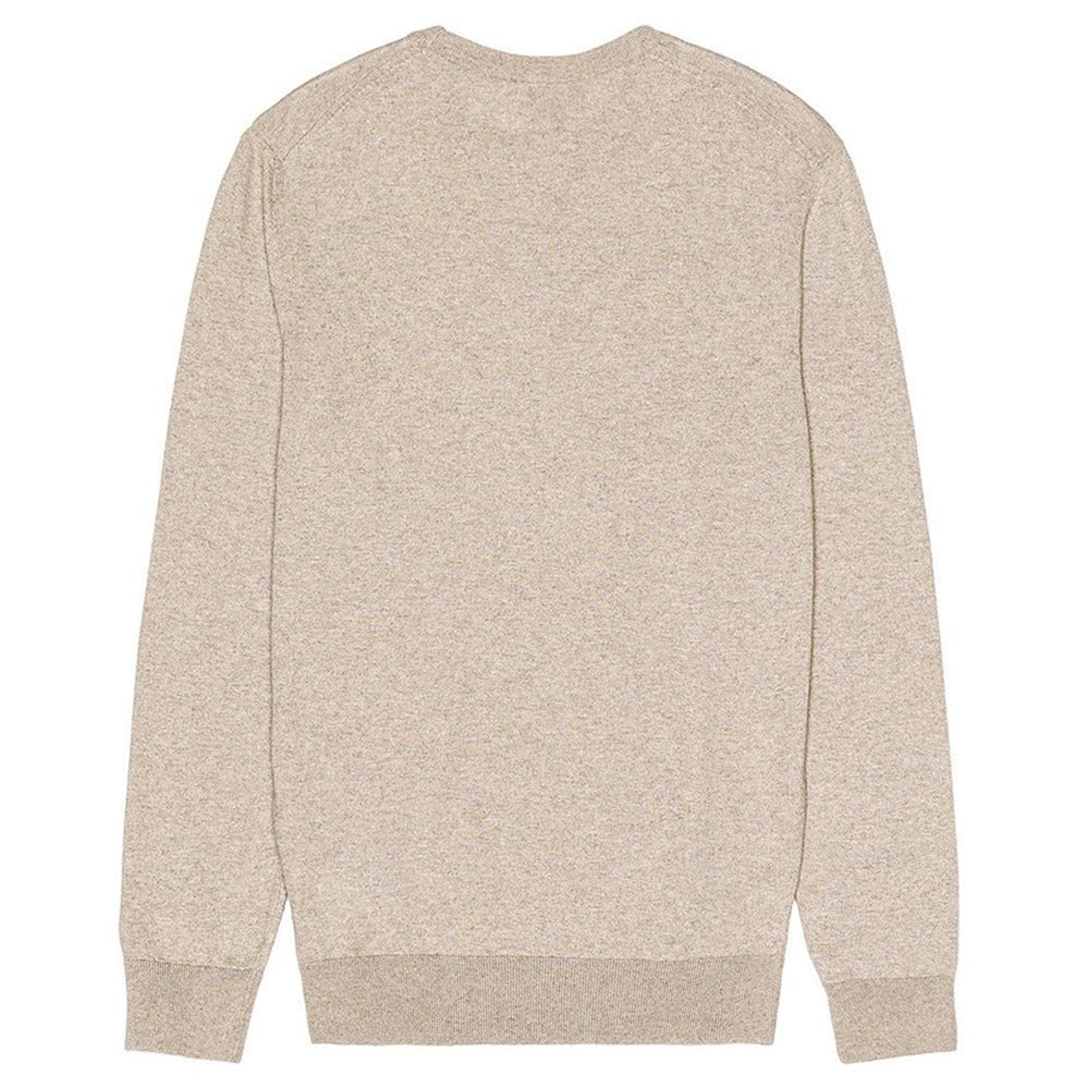 A.p.c Mens Crew Neck Jumper Beige - A.p.cKnitwear