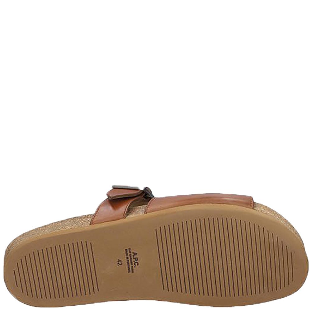 A.P.C Men&#39;s Gabriel Sandals Brown - A.p.cSandals