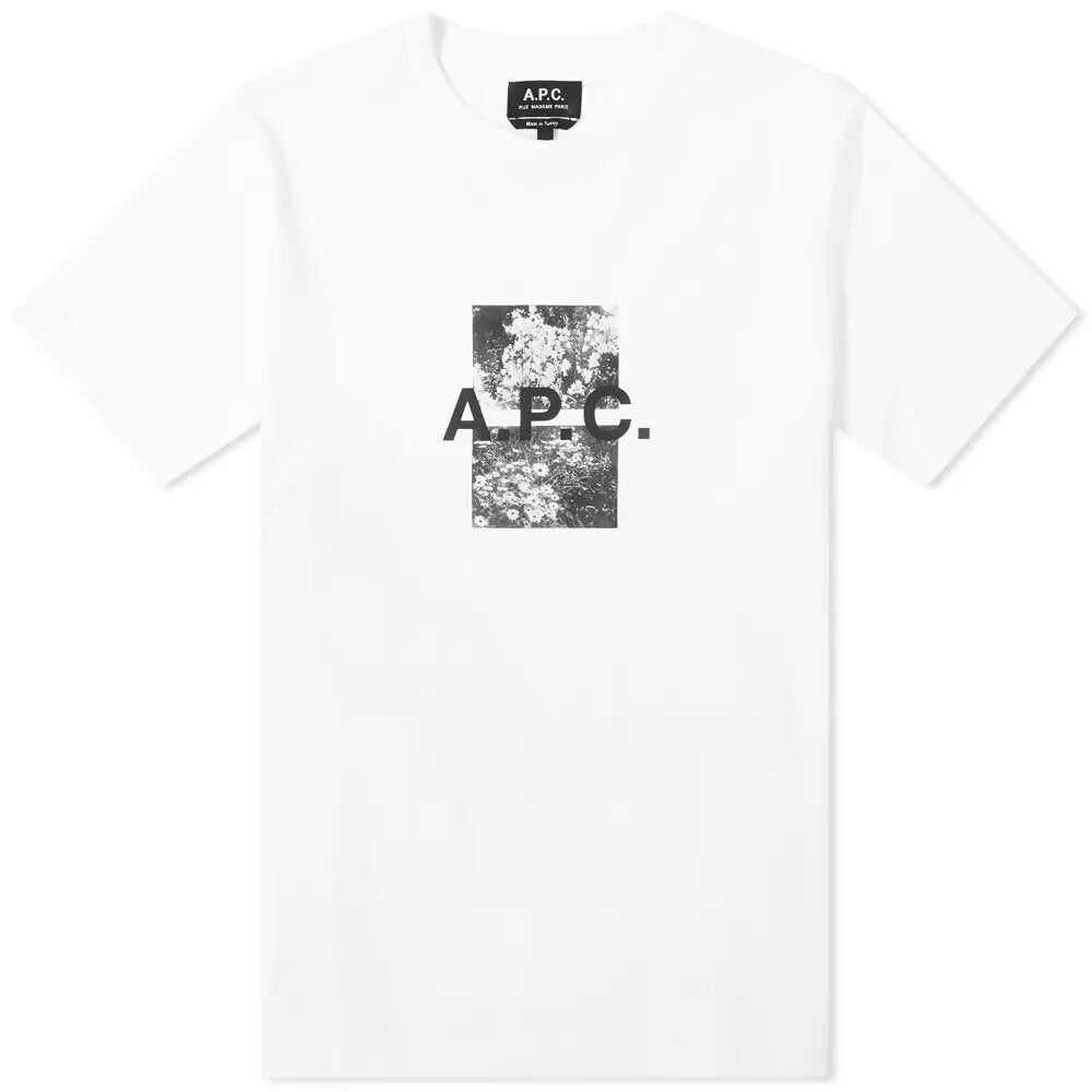 A.P.C Men&#39;s Graphic Teddy T-Shirt White - A.p.cT-shirts