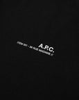 A.P.C Men's Item Logo T-shirt Black - A.p.cT-Shirts