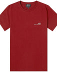 A.P.C Men's Item Logo T-shirt Red - A.p.cT-Shirts