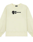 A.P.C Men's Jaheim Guitar Logo Sweater Cream - A.p.cSweaters