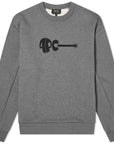 A.P.C Men's Jaheim Guitar Logo Sweater Grey - A.p.cSweaters