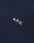 A.p.c Mens Kyle Logo T-shirt Navy - A.p.cT-shirts