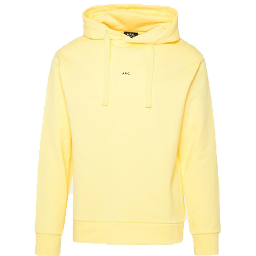 A.p.c Mens Larry Logo Hoodie Yellow - A.p.cHoodies