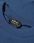 A.P.C Men's Logo Sweater Blue - A.p.cSweaters