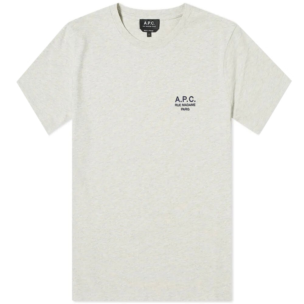 A.P.C Men&#39;s Logo T-shirt Grey - A.p.cT-Shirts