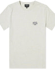 A.P.C Men's Logo T-shirt Grey - A.p.cT-Shirts