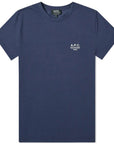 A.P.C Men's Logo T-shirt Navy - A.p.cT-Shirts